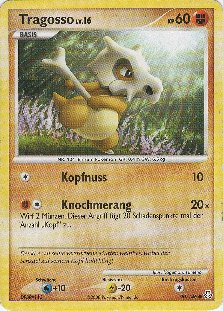 Tragosso 90 — Legends Awakened (German Pokémon TCG card)