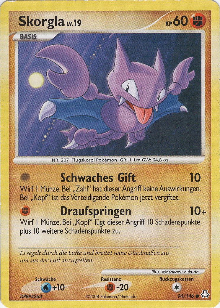 Skorgla 94 — Legends Awakened (German Pokémon TCG card)