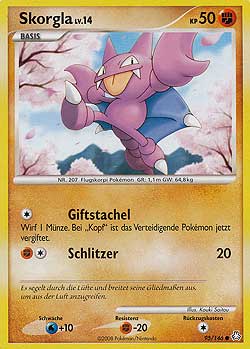 Skorgla 95 — Legends Awakened (German Pokémon TCG card)