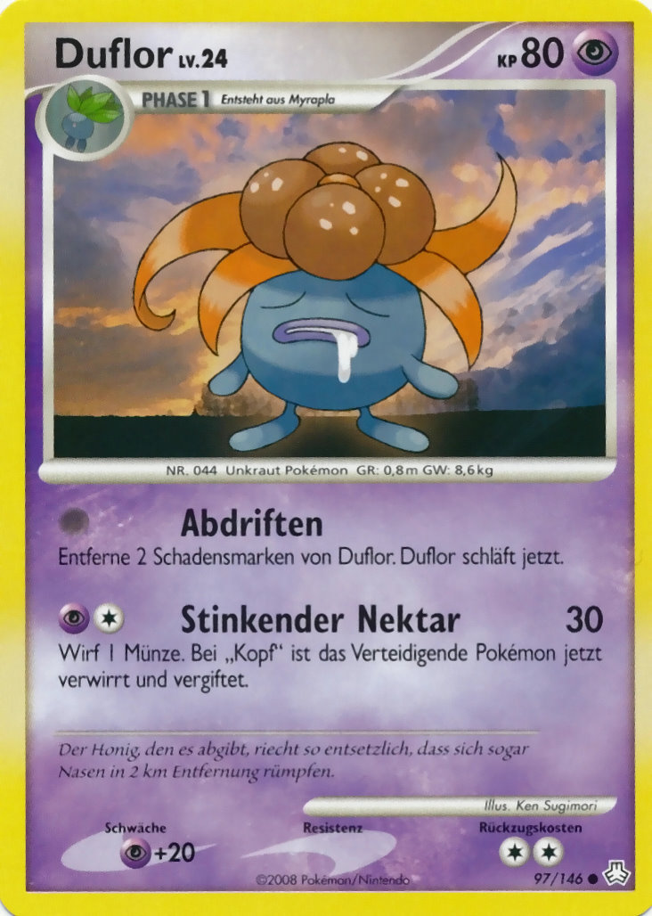 Duflor 97 — Legends Awakened (German Pokémon TCG card)