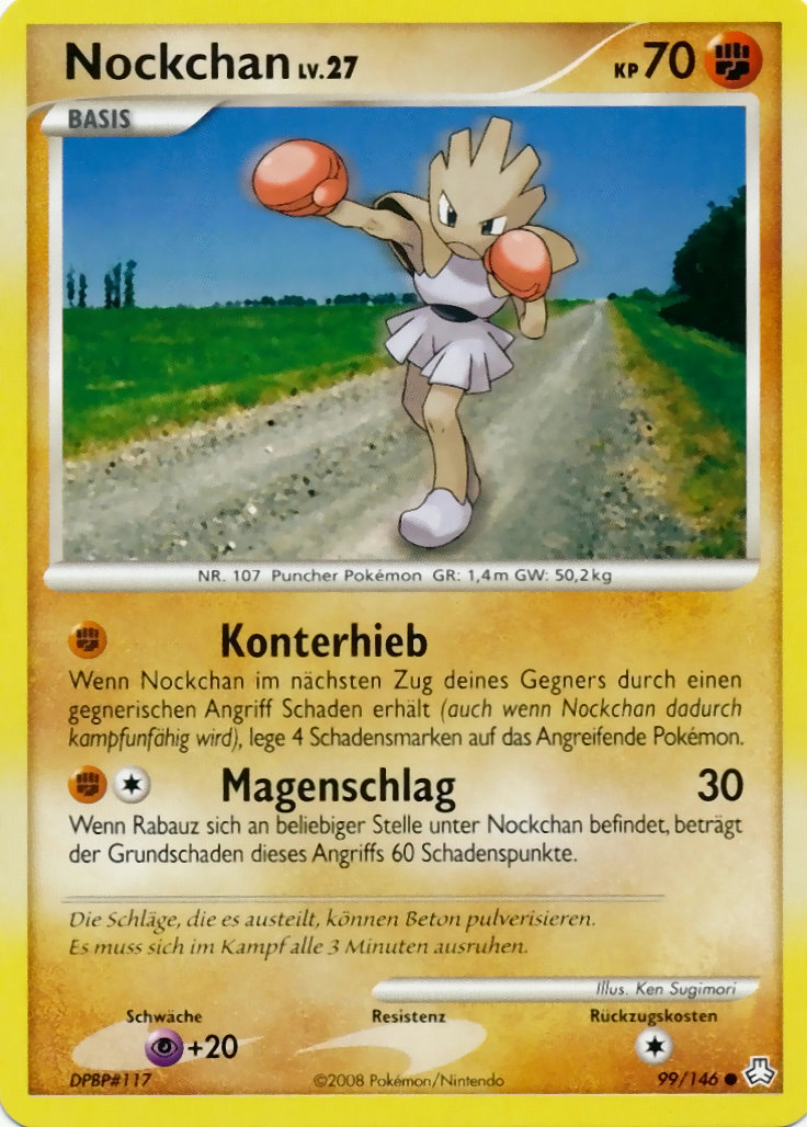 Nockchan 99 — Legends Awakened (German Pokémon TCG card)