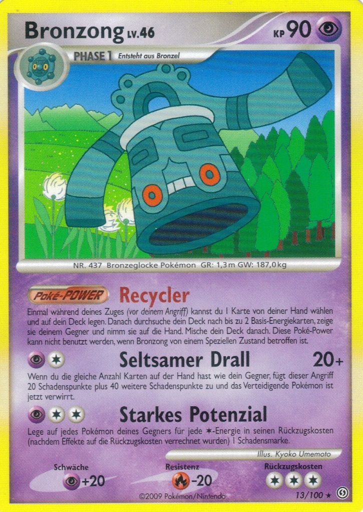 Bronzong 13 — Stormfront (German Pokémon TCG card)