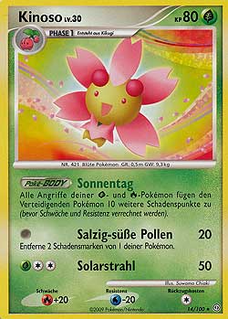 Kinoso 14 — Stormfront (German Pokémon TCG card)