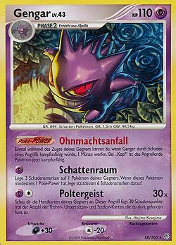 Gengar 18 — Stormfront (German Pokémon TCG card)