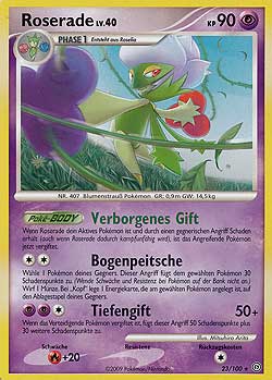 Roserade 23 — Stormfront (German Pokémon TCG card)