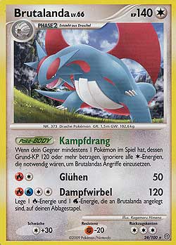 Brutalanda 24 — Stormfront (German Pokémon TCG card)