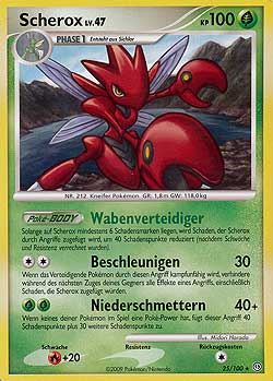 Scherox 25 — Stormfront (German Pokémon TCG card)