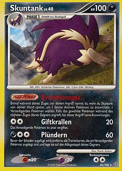 Skuntank 26 — Stormfront (German Pokémon TCG card)