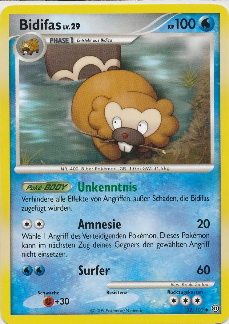 Bidifas 32 — Stormfront (German Pokémon TCG card)