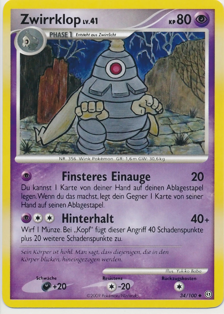 Zwirrklop 34 — Stormfront (German Pokémon TCG card)