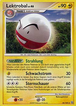 Lektrobal 36 — Stormfront (German Pokémon TCG card)