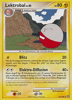 Lektrobal 37 — Stormfront (German Pokémon TCG card)