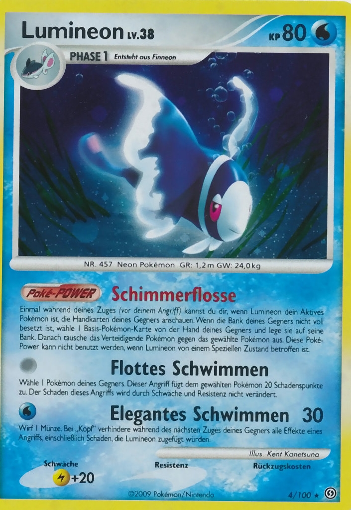Lumineon 4 — Stormfront (German Pokémon TCG card)