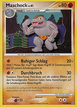 Maschock 41 — Stormfront (German Pokémon TCG card)