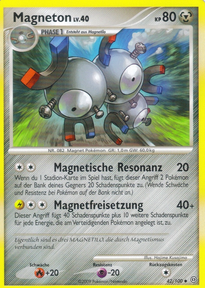 Magneton 42 — Stormfront (German Pokémon TCG card)