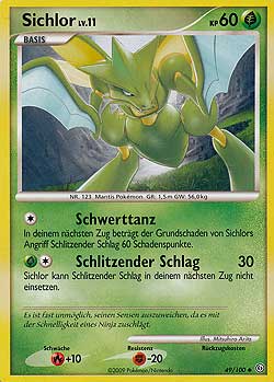 Sichlor 49 — Stormfront (German Pokémon TCG card)