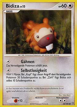 Bidiza 54 — Stormfront (German Pokémon TCG card)