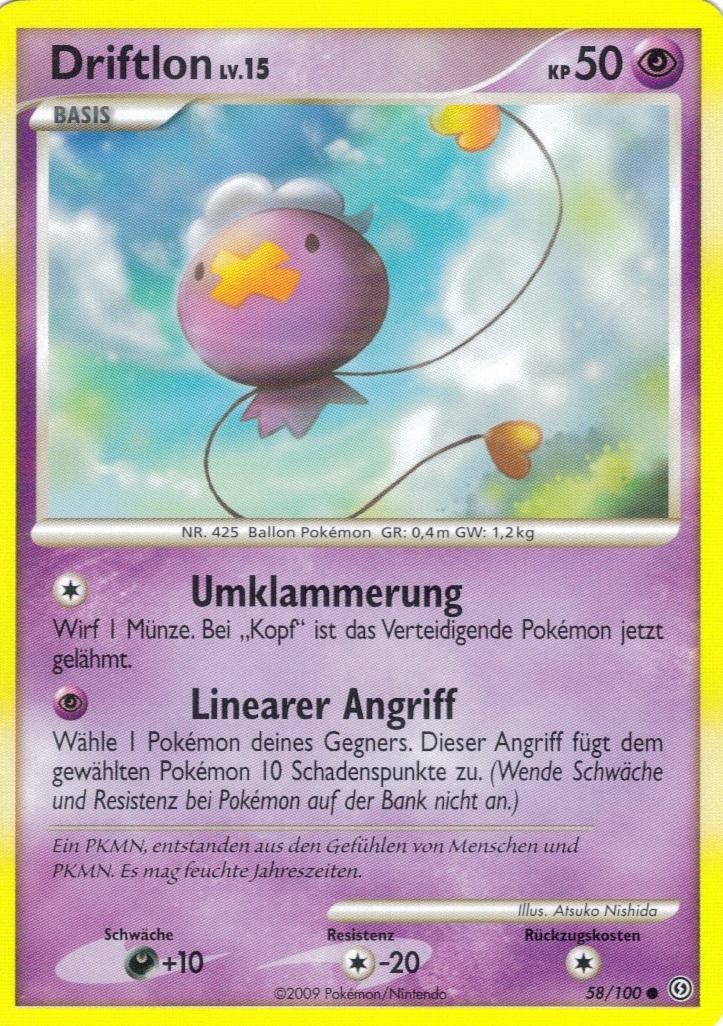 Driftlon 58 — Stormfront (German Pokémon TCG card)