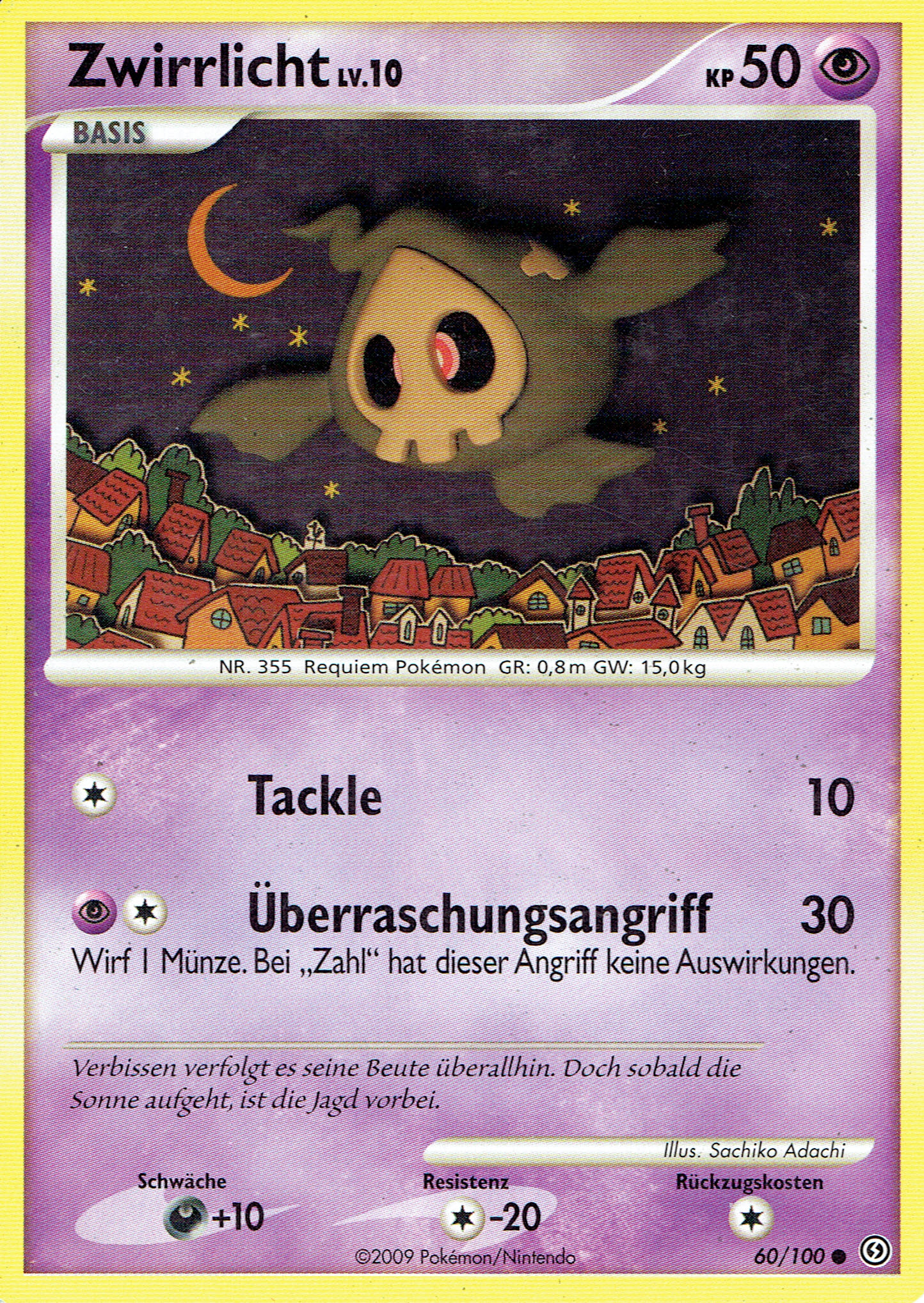 Zwirrlicht 60 — Stormfront (German Pokémon TCG card)