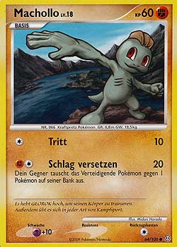 Machollo 64 — Stormfront (German Pokémon TCG card)
