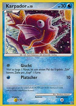 Karpador 65 — Stormfront (German Pokémon TCG card)