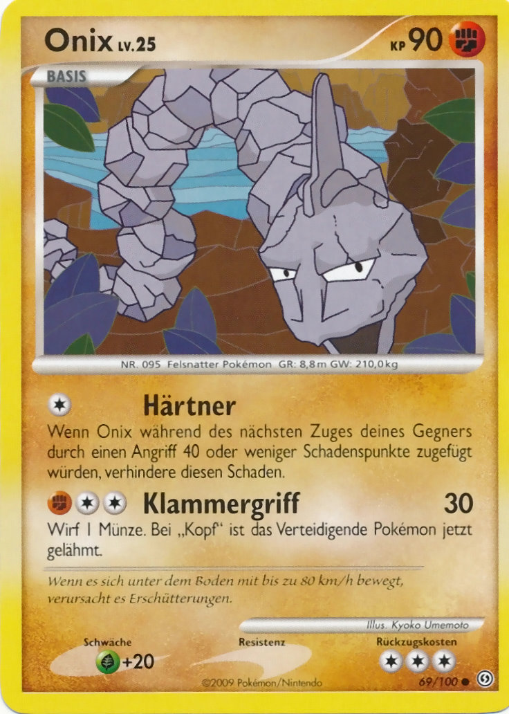 Onix 69 — Stormfront (German Pokémon TCG card)
