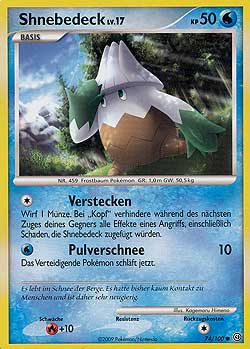 Shnebedeck 74 — Stormfront (German Pokémon TCG card)
