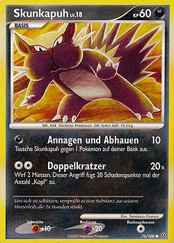 Skunkapuh 76 — Stormfront (German Pokémon TCG card)