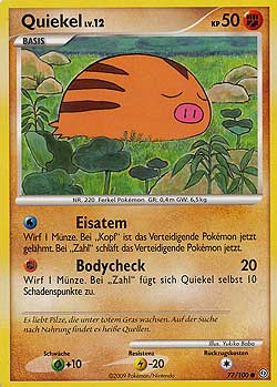 Quiekel 77 — Stormfront (German Pokémon TCG card)