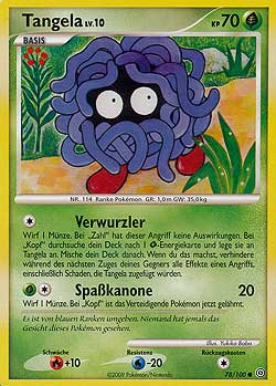 Tangela 78 — Stormfront (German Pokémon TCG card)
