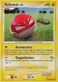 Voltobal 80 — Stormfront (German Pokémon TCG card)