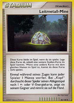 Leitmetall-Mine 82 — Stormfront (German Pokémon TCG card)