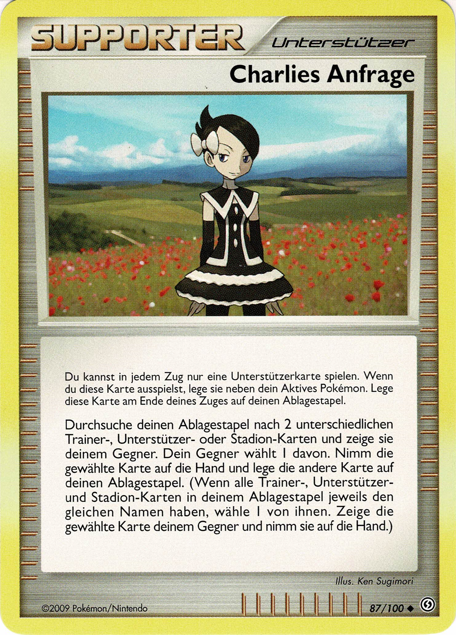 Charlies Anfrage 87 — Stormfront (German Pokémon TCG card)