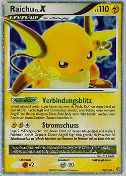 Raichu 99 — Stormfront (German Pokémon TCG card)