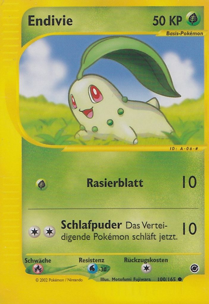Endivie 100 — Expedition Base Set (German Pokémon TCG card)