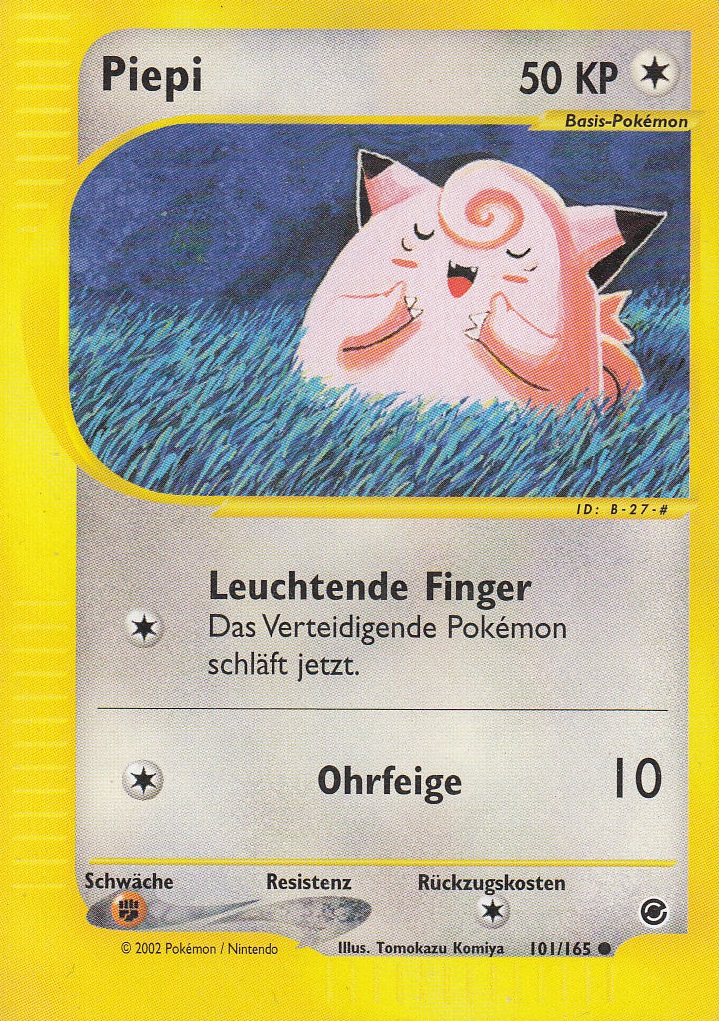 Piepi 101 — Expedition Base Set (German Pokémon TCG card)