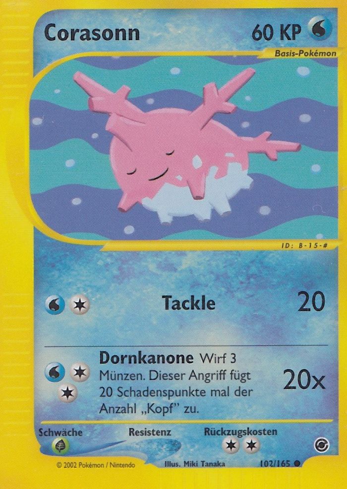 Corasonn 102 — Expedition Base Set (German Pokémon TCG card)