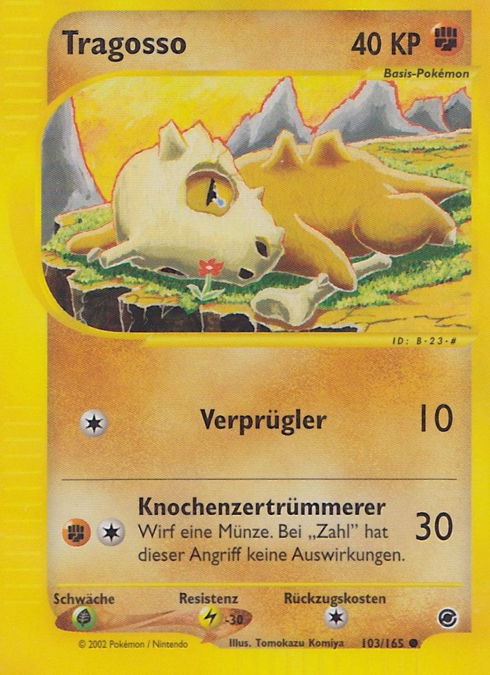 Tragosso 103 — Expedition Base Set (German Pokémon TCG card)
