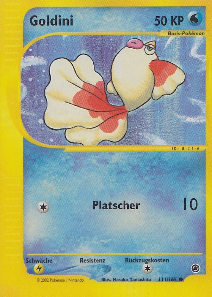 Goldini 111 — Expedition Base Set (German Pokémon TCG card)