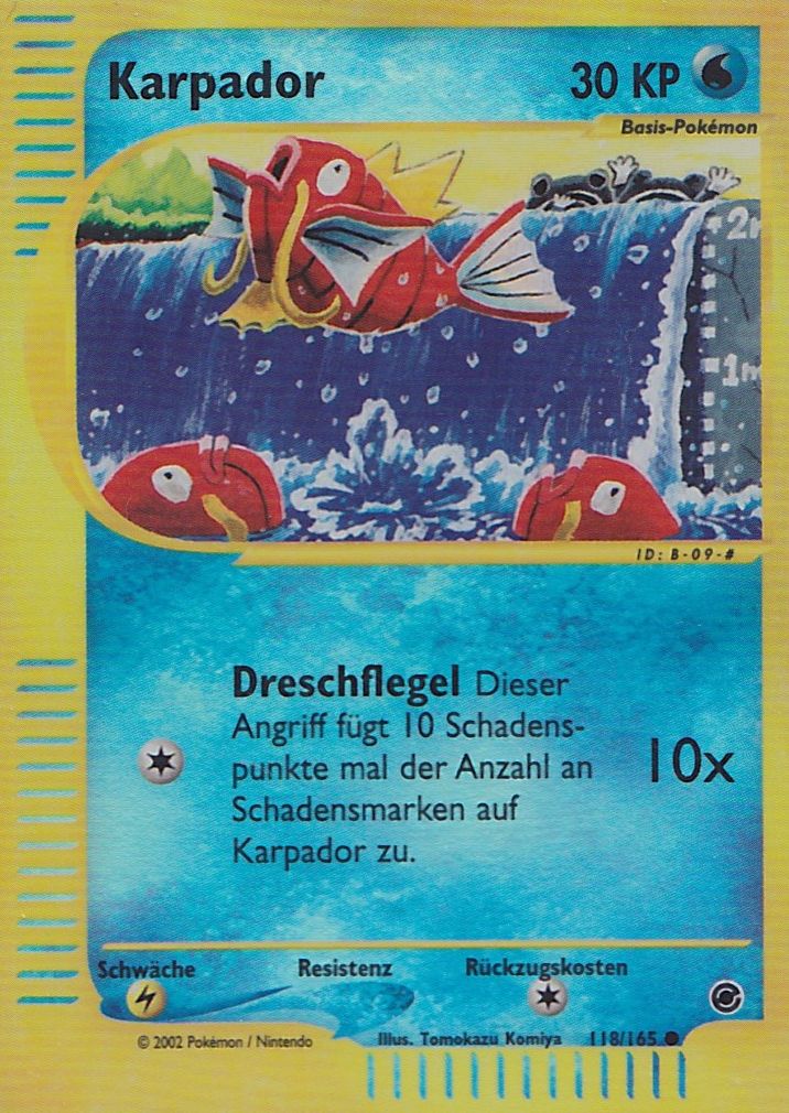 Karpador 118 — Expedition Base Set (German Pokémon TCG card)
