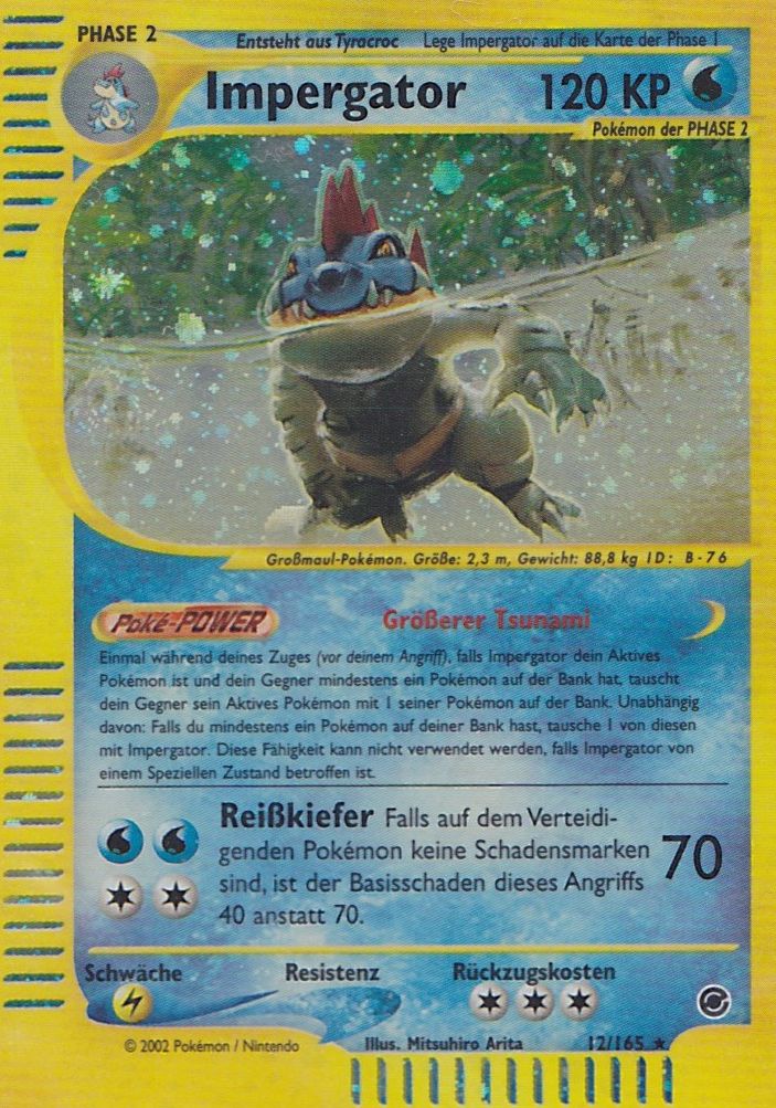 Impergator 12 — Expedition Base Set (German Pokémon TCG card)