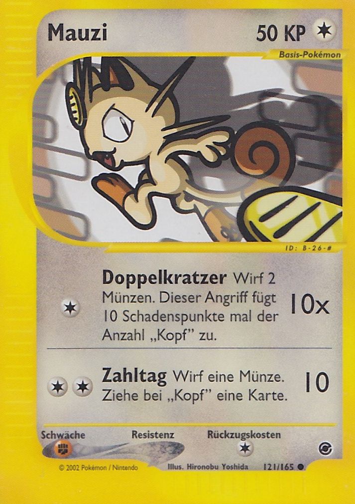 Mauzi 121 — Expedition Base Set (German Pokémon TCG card)