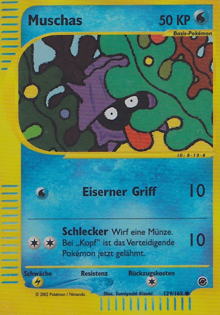 Muschas 129 — Expedition Base Set (German Pokémon TCG card)