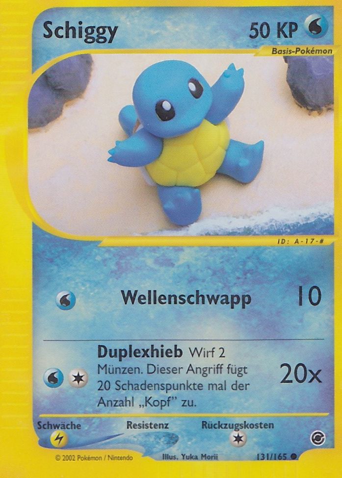 Schiggy 131 — Expedition Base Set (German Pokémon TCG card)