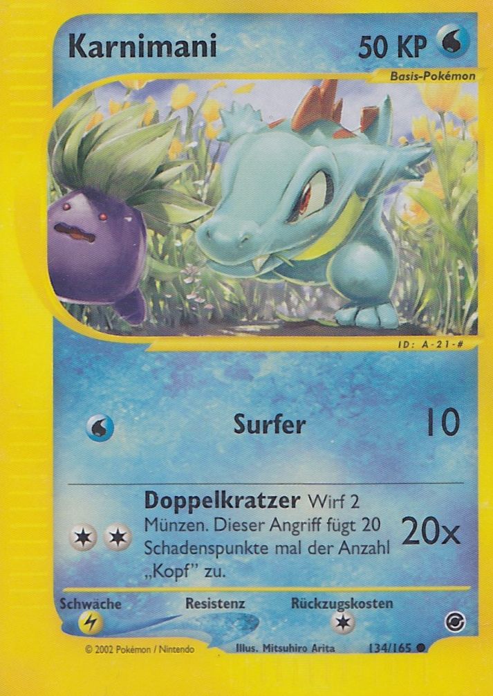Karnimani 134 — Expedition Base Set (German Pokémon TCG card)