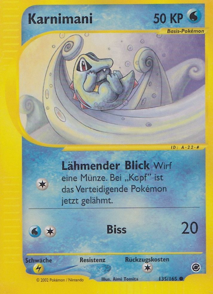 Karnimani 135 — Expedition Base Set (German Pokémon TCG card)