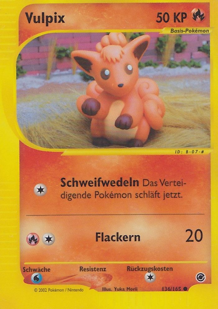 Vulpix 136 — Expedition Base Set (German Pokémon TCG card)