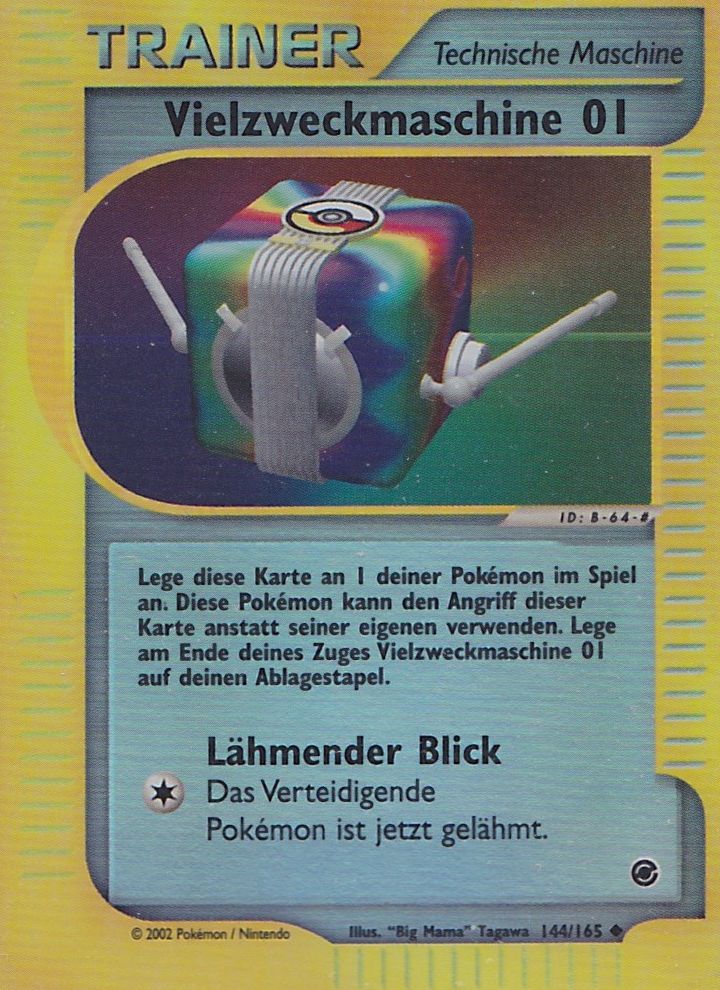 Vielzweckmaschine 01 144 — Expedition Base Set (German Pokémon TCG card)