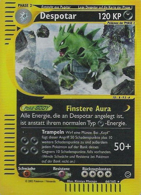 Arbok 3 — Expedition Base Set (German Pokémon TCG card)