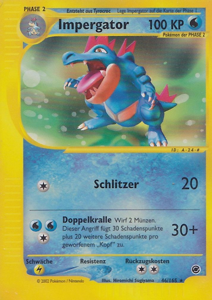 Impergator 46 — Expedition Base Set (German Pokémon TCG card)